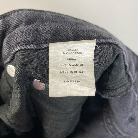 Superdown Black Distressed High Waisted Straight Jeans Size 27 - Picture 9 of 10